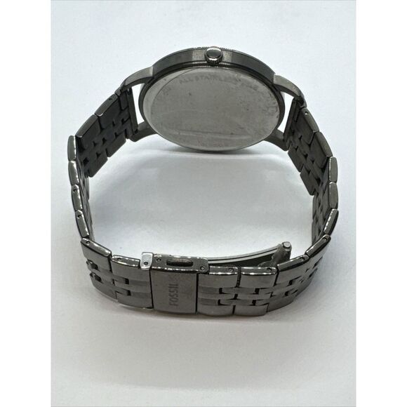 Fossil Lux Luther BQ2419 Men's Smoke Stainless Steel Analog Dial Watch JNA368 - Picture 9 of 11